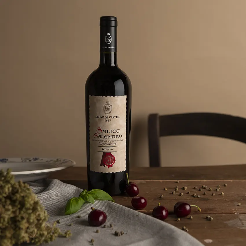 bottiglia-salice-salentino-leone-de-castris-vitivinicoltori-dal-1665