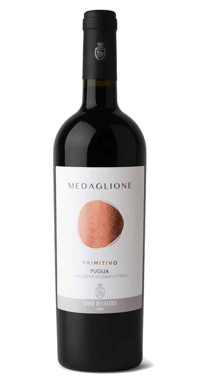 medaglione-primitivo-leone-de-castris-vitivinicoltori-dal-1665