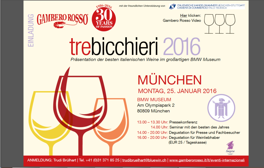On the road with Tre Bicchieri Gambero Rosso