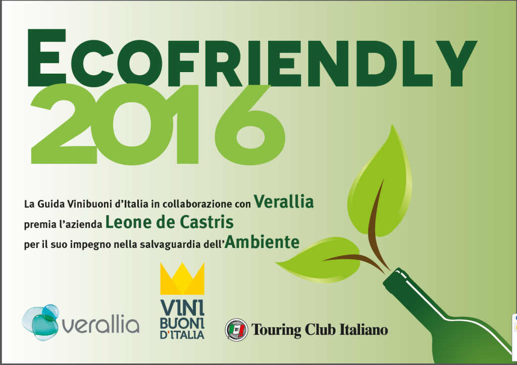 Leone de Castris is Ecofriendly also this year